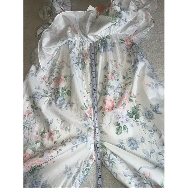 Selkie Mrs. Darcy Weekender Jumpsuit XS NWT Floral Wide Leg Cottagecore - Image 8