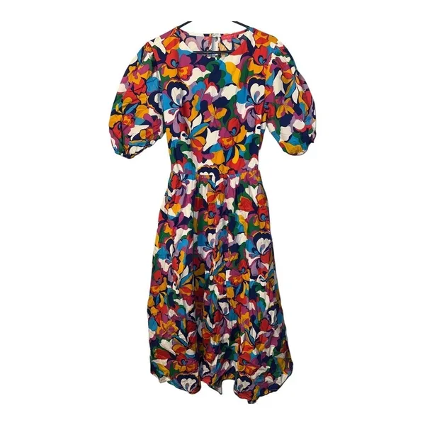 Flying Tomato Colorful Cut Out Midi Dress, Large‎ - Image 2