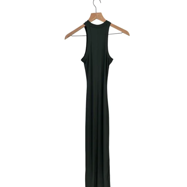 Skims Nwt Soft Lounge High Neck Tank Dress - Deep Sea Xxs ( Sold Out) - Image 7