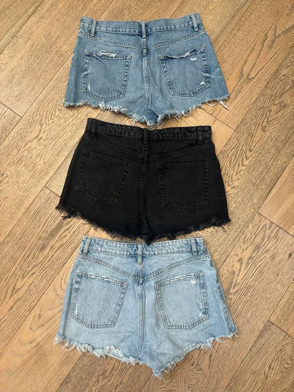 Trio of Zara Denim shorts - Image 2