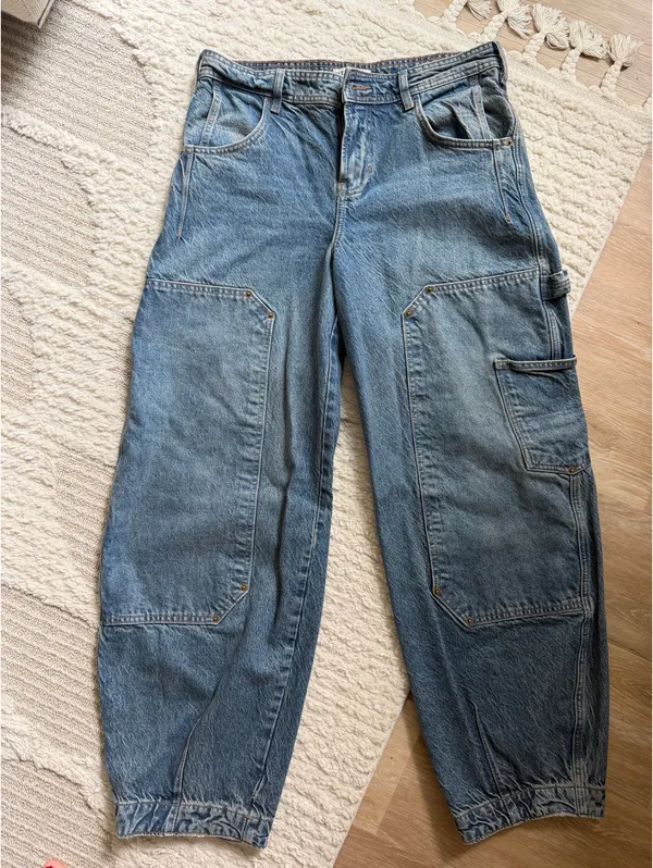 Free People Barrel Jeans - Image 3