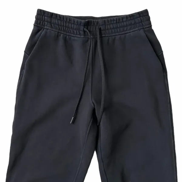 Lululemon Loungeful High-Rise Cropped Jogger Black Fleece Sweatpants W6BVIS Sz 6 - Image 2