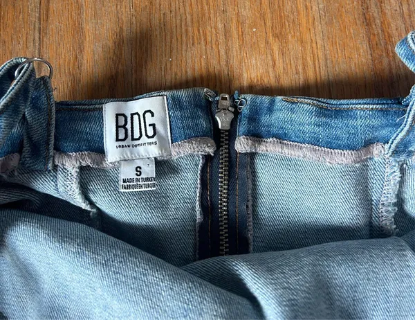 UO jodi denim bodycon mini dress - Image 3