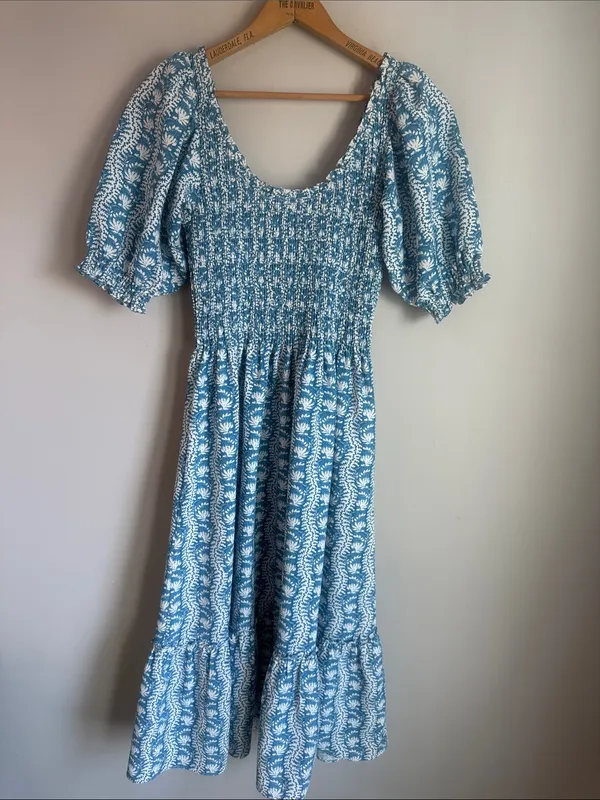 Hill House The Louisa Crepe Nap Dress XS - Image 4