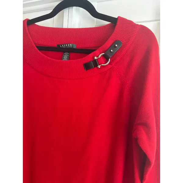 Lauren Ralph Lauren Red Sweater Size‎ 1X - Image 3