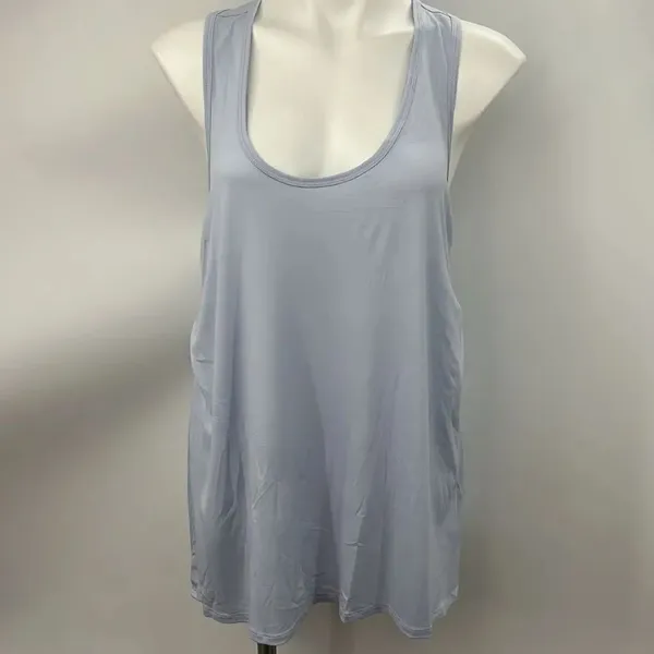 Fabletics Joyce side twist pastel blue open sides tank - Image 2