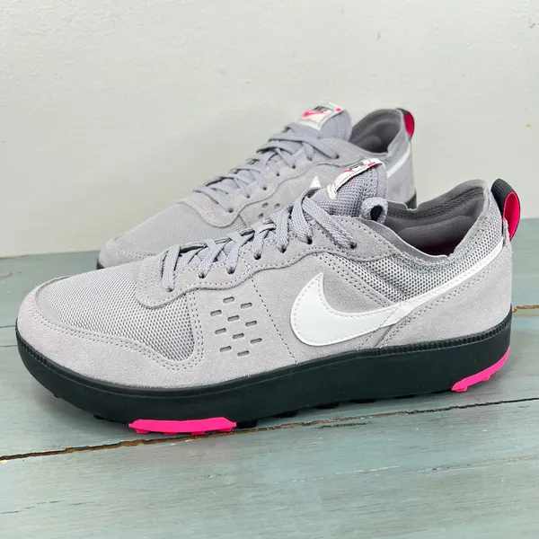 Nike Waffle Debut Wolf Grey Hyper Pink Sneakers FZ3863-005 Womens 10 - Image 3