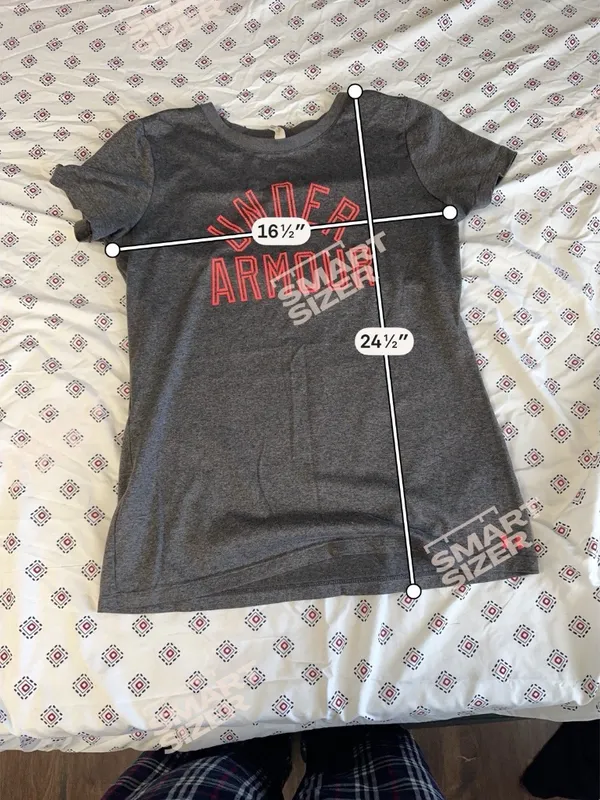 Under Armour Women’s Grey Logo Workout Shirt Short Sleeve Top small tshirt - Image 3