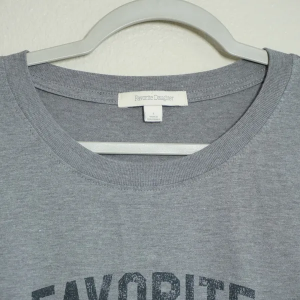 Favorite Daughter Size Large Favorite Parent Graphic Tee Heather Grey T-Shirt - Image 3