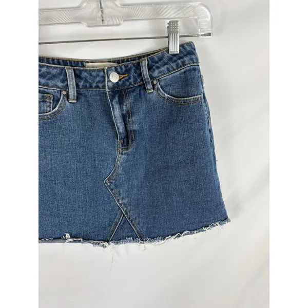 PacSun Blue Denim Mini Skirt Size 24 - Image 2