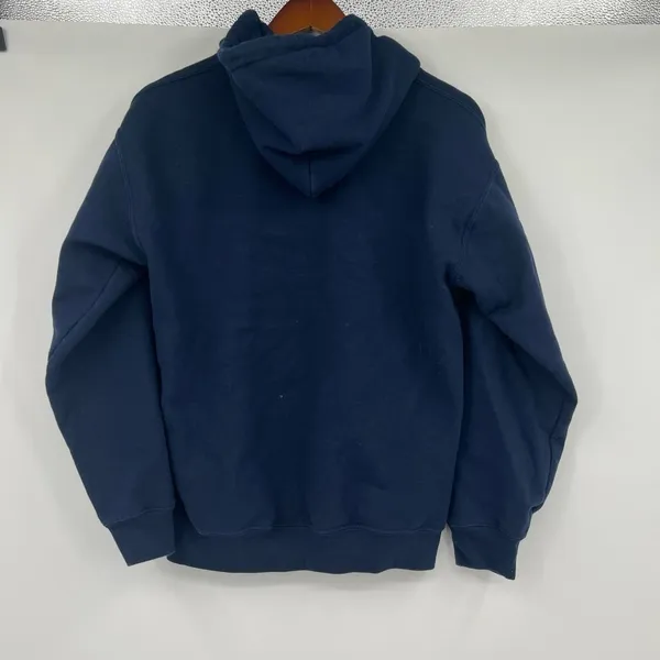 Gildan Carolina Tar Heels navy blue pullover unisex logo sweatshirt hoodie size small - Image 2