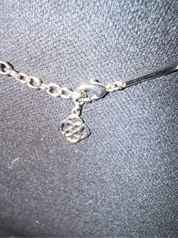 Kendra Scott Silver Double-Layer Heart Necklace - Image 6