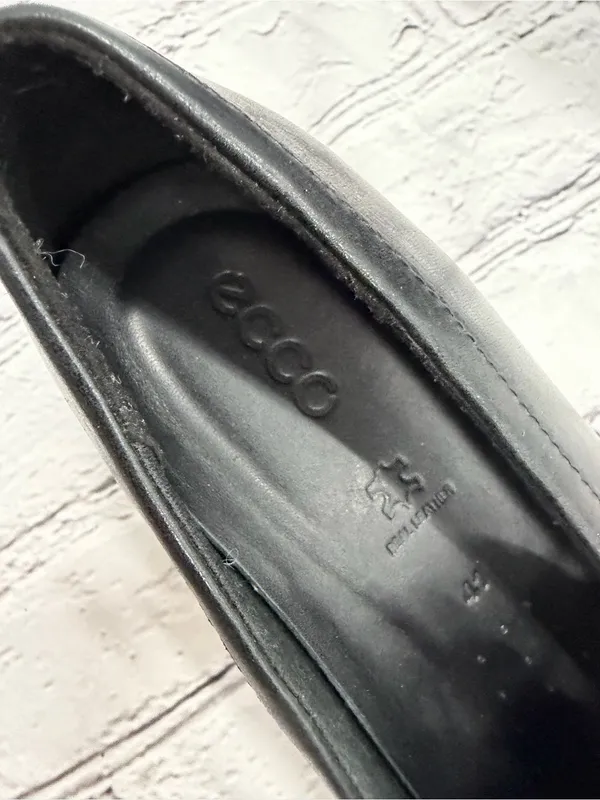 ECCO Felicia Penny Loafer Women's Size EU 41 Black Leather Slip On Shoes - Image 13
