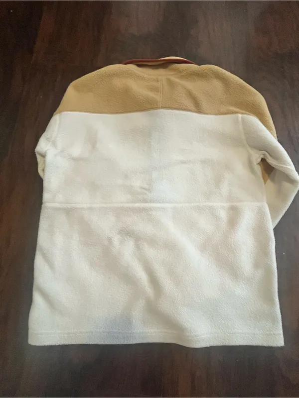 cotopaxi Cream, Tan & Black Half-Zip Fleece Pullover - Image 4