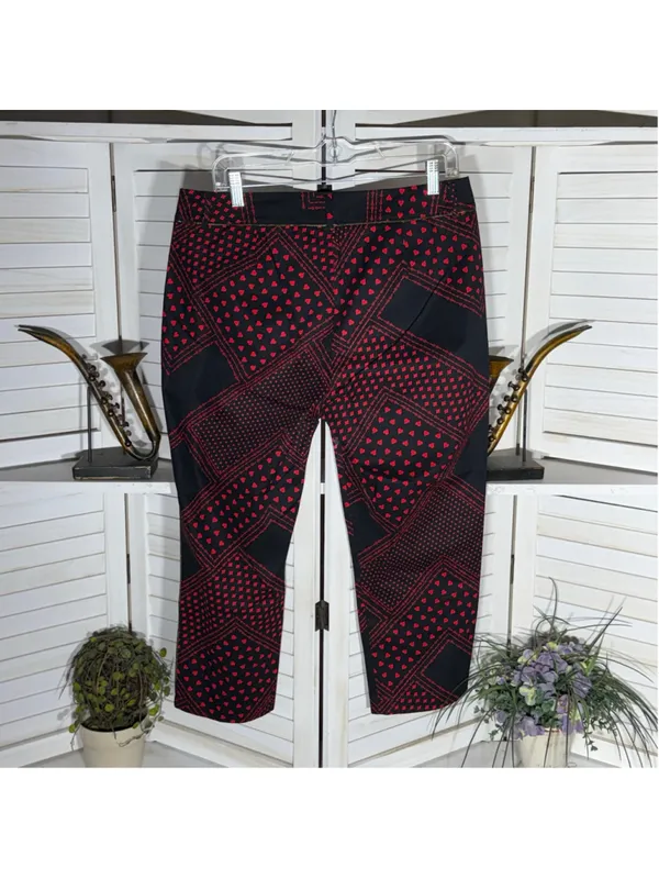 Disney's Alice thru the looking glass pants Queen of Hearts Mad Hatter costume 8 - Image 2