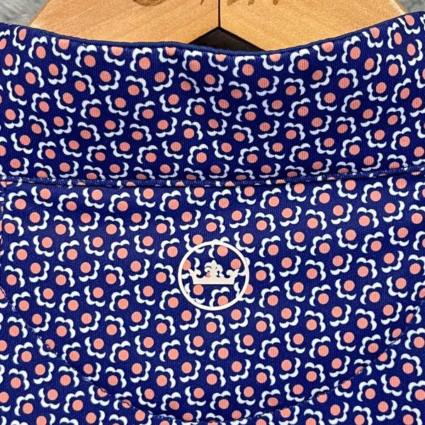 Peter Millar‎ Crown Sport Womens Perth Performance Pullover Top Blue Print Large - Image 4