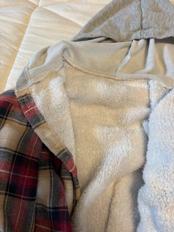 Shein Hooded Flannel - Image 3