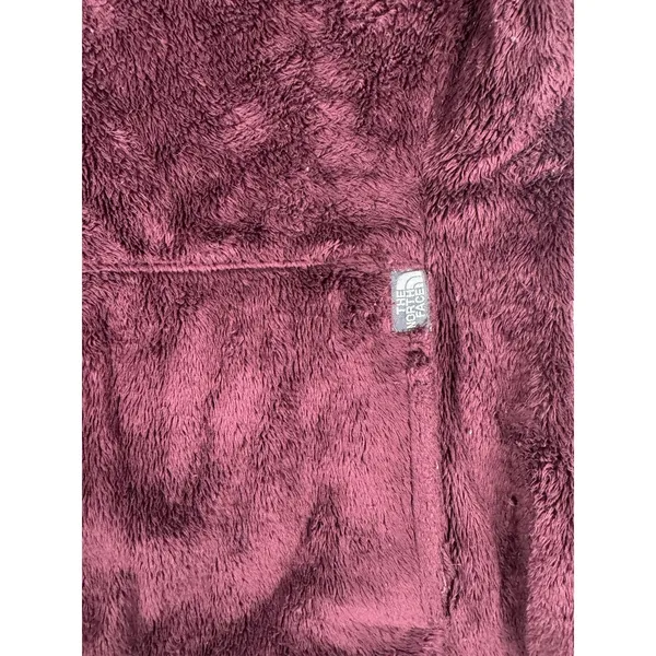 The North Face Women's Small Sherpa Fleece Pullover Sweater Purple 1/4 Zip‎ Soft - Image 2