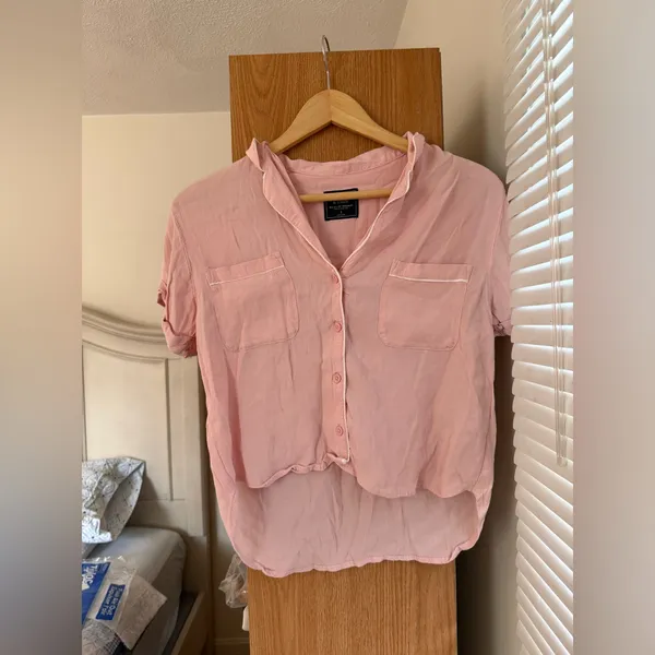 Abercrombie Pink Blouse - Image 8