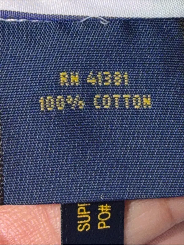 Polo Ralph Lauren Striped Bib-Front Poplin Dress Preppy Chic Tuxedo Dress Sz 14‎ - Image 4