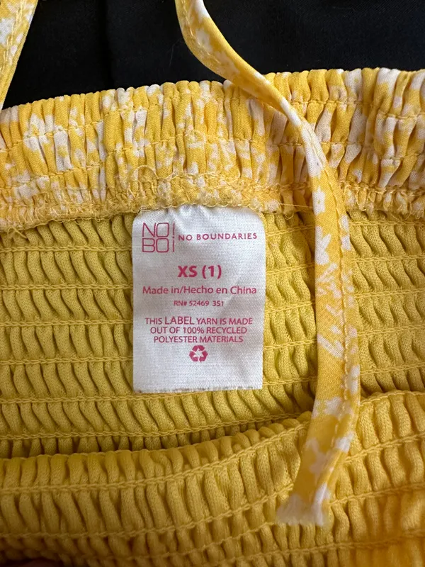 2pc Summer Set Yellow Size XS - Image 3
