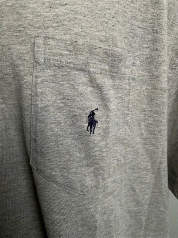 Polo Ralph Lauren men’s XL gray short sleeve pocket T-shirt - Image 2