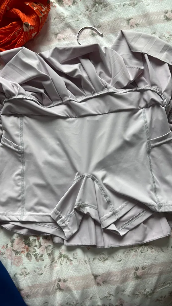 Gold Hinge Light Pink Tennis Skirt - Image 5