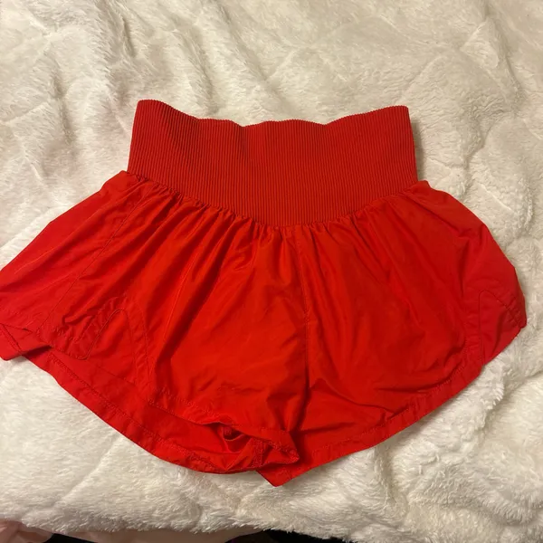 Red Free People Shorts Movement - Image 2