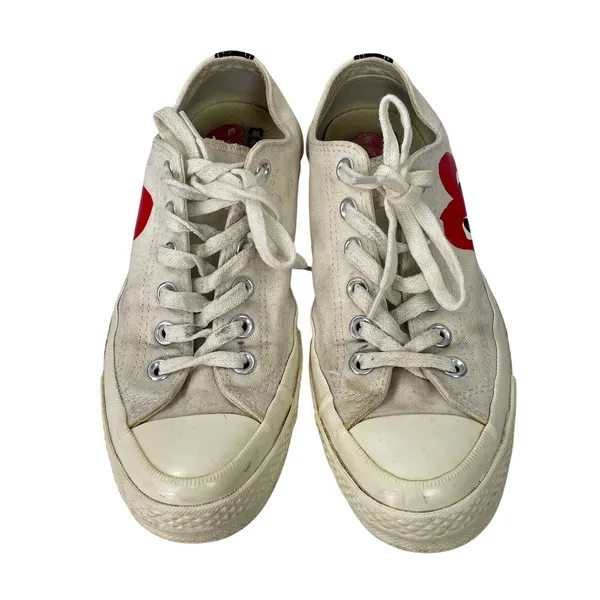 Converse x Comme des Garçons PLAY Chuck Taylor All Star 70 Low Top Sneakers Sz 5 - Image 2