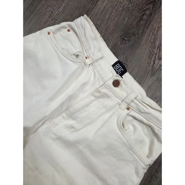 BDG Urban Outfitters A-Wide Cream Ivory Wide Leg Jeans Size 28 - Image 3