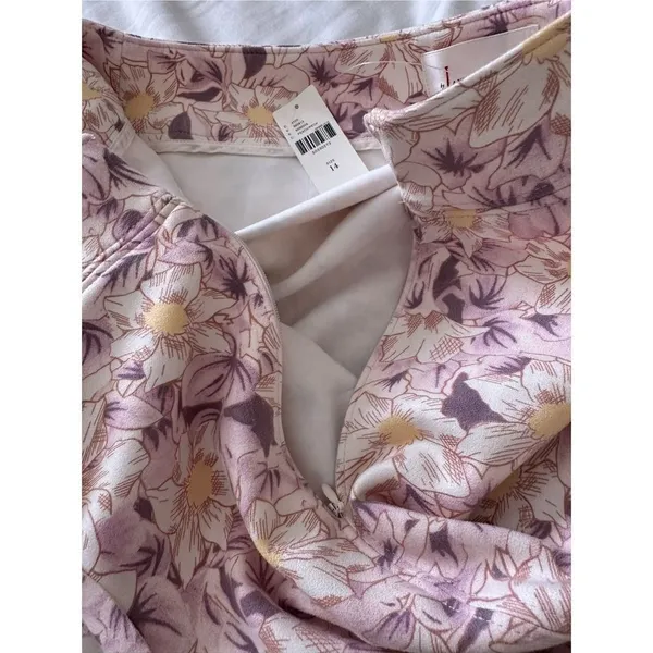 NWT Anthropologie Skye Ruffled Floral Skirt Size 14 - Image 6