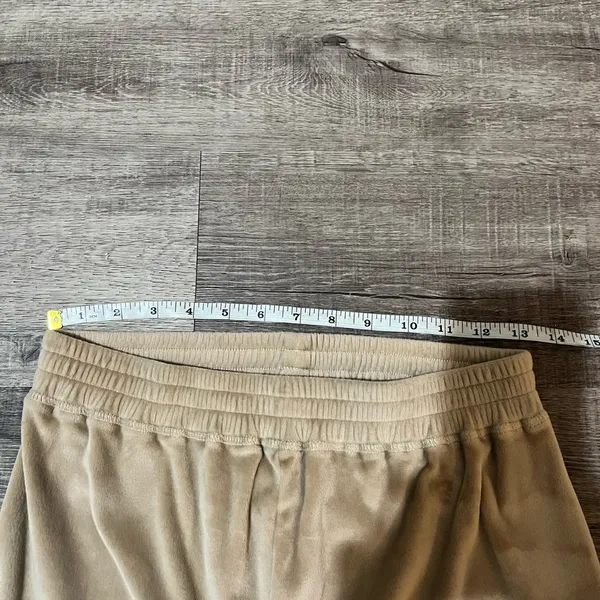 SKIMS Velour Wide Leg Pants in Honey - Image 6