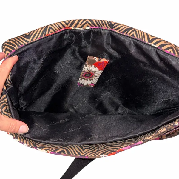 Vera Bradley Rosewood Floral Canvas Laptop Messenger Bag Briefcase Crossbody Bag - Image 7
