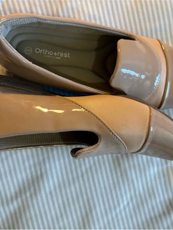 Ortho+rest Taupe Loafers Slip-On Flats Size 6 - Image 7