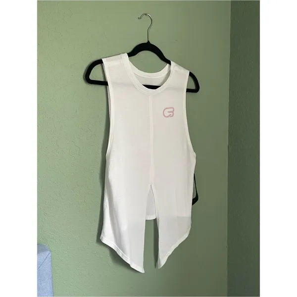 New Glyder Electric Yoga Versatile Convertible Tank Size XS White - Image 2