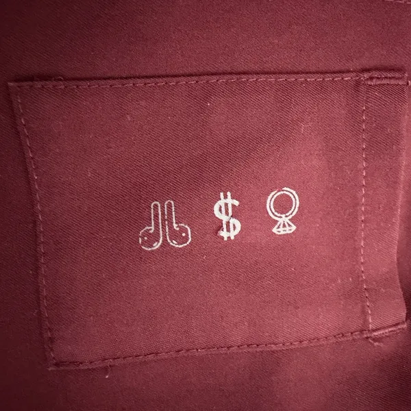 FIGS Zamora Jogger Scrub Pants XL Burgundy Wine High Waist Stretch Medical - Image 16