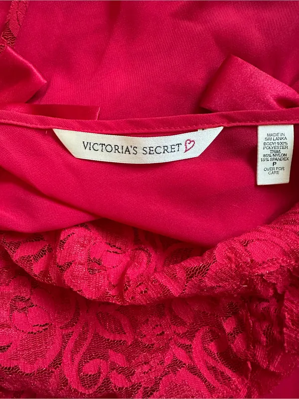 Vintage Victoria’s Secret Chiffon Lace Midi Slip Dress Romantic Feminine Boudoir - Image 5