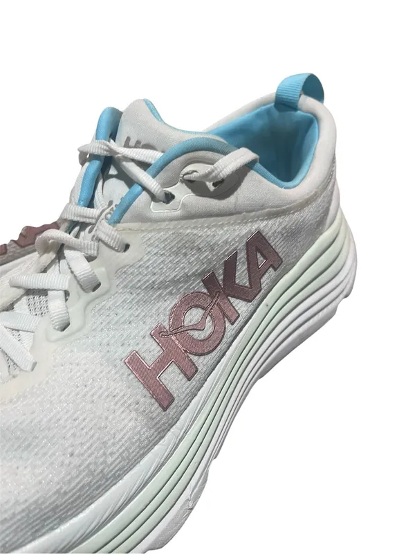HOKA One One Gaviota 5 Women's White Running Shoes Sneakers Size 10D - Image 6