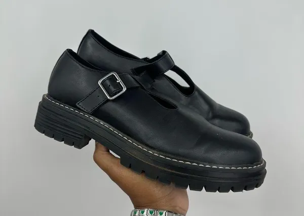 No Boundaries Vintage Y2K Style Black Mary Jane Shoes Size 10 - Image 4