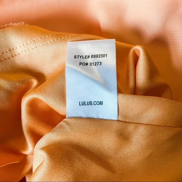 Lulu’s Lovely Lilies Midi Dress in Orange Medium - Image 5