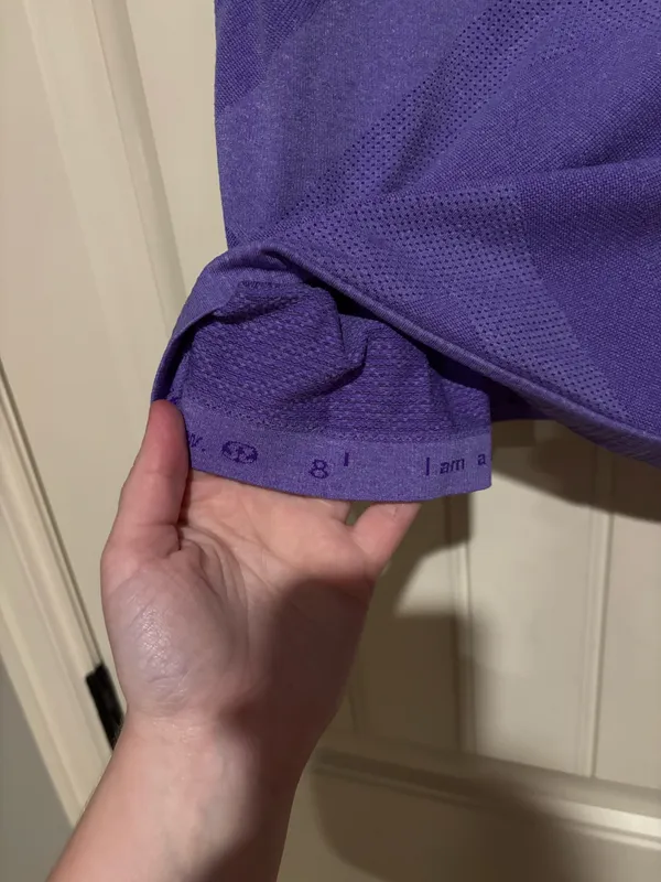 Lululemon Purple Swiftly Tech Short Sleeve Shirt - Image 5