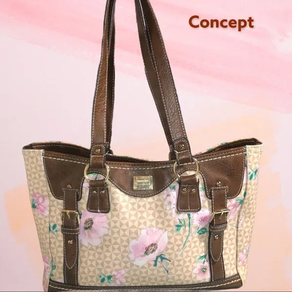 Concept pre loved purse, super cute style Brown - Image 3