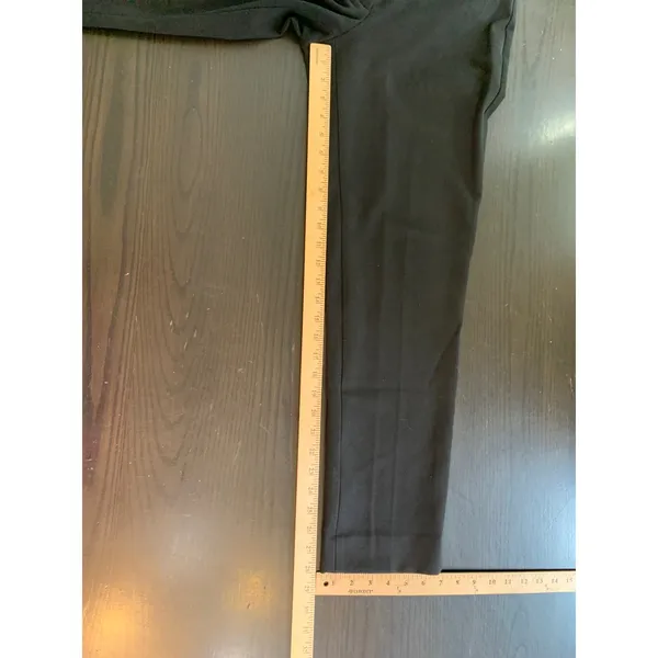 Talbots Signature‎ Womens Black Ankle Dress Pants Trousers Size 4 Office Minimal - Image 7