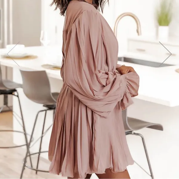 Pink Lily | Long Sleeve Romper/Dress - Image 2