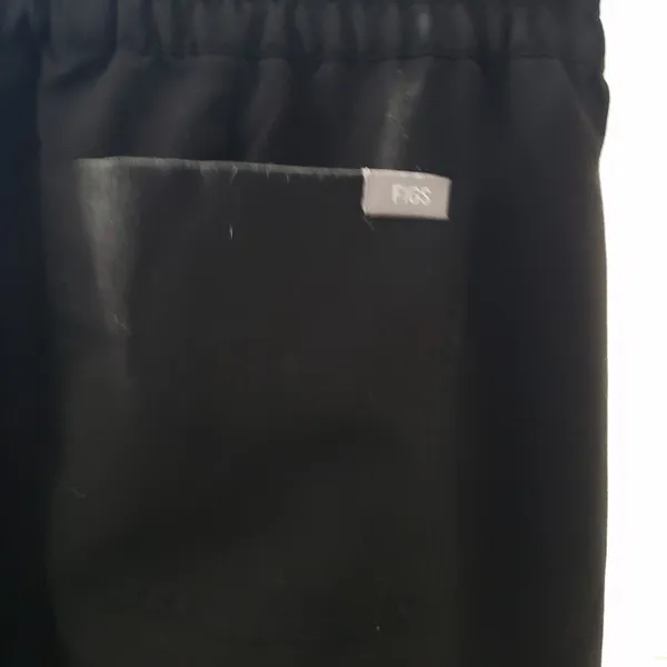 FIGS Slim Samora Jogger Scrub Pants Womens L Black Cargo Medical Nursing - Image 3