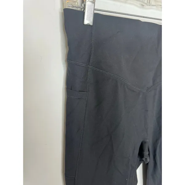 Halara High Waisted Tummy Control Pocket Workout Leggings Black Plus Size XL - Image 6