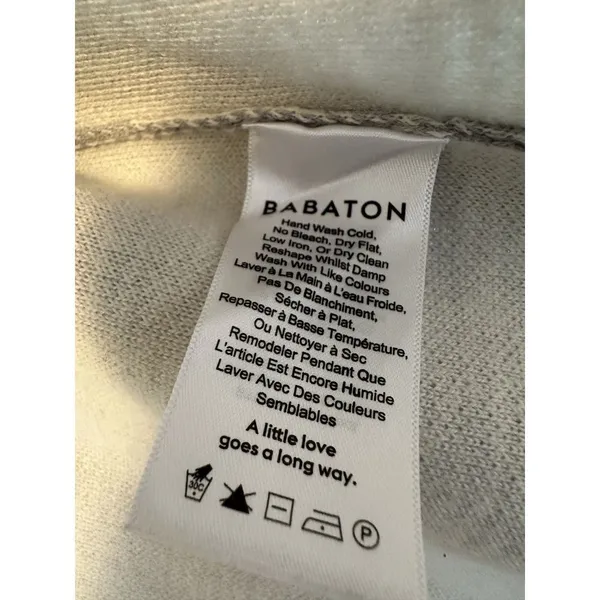 Babaton Aritzia Merino Wool Open Front Cardigan‎ Sweater Women Small - Image 4