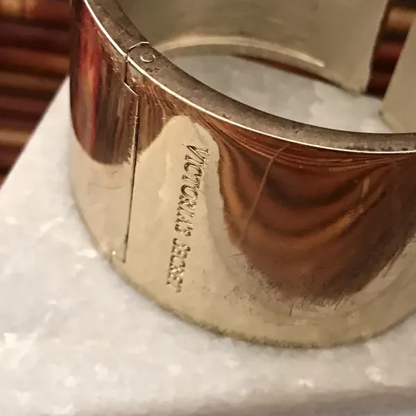 Victoria's Secret Cuff Bangle with Rhinestones - Image 4