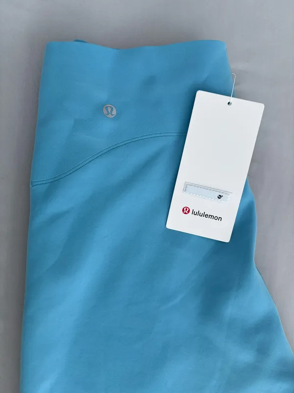 NWT Lululemon Wunder Under Smooth Cover HR Tight Leggings Size 12 Pool LW5FZES - Image 12