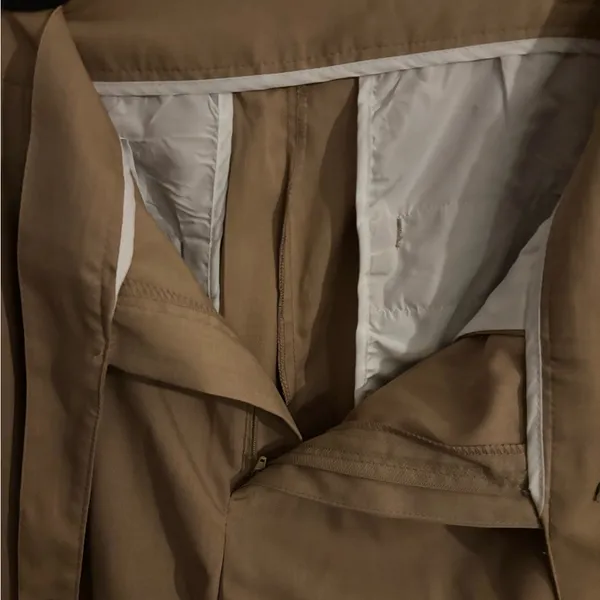 Timeless form tan‎ pants. Buckles on waist. - Image 8